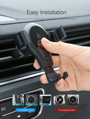 Planet Gates FLOVEME 10W Qi Car Wireless Charger For iPhone X 8 Samsung S8 S9 Fast Wireless Charging Gravity Car Mount Phone Holder Charger