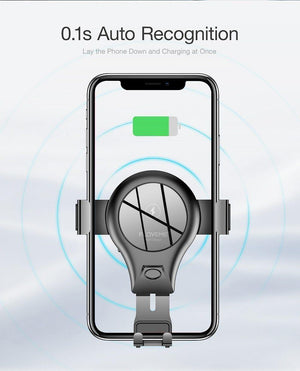 Planet Gates FLOVEME 10W Qi Car Wireless Charger For iPhone X 8 Samsung S8 S9 Fast Wireless Charging Gravity Car Mount Phone Holder Charger