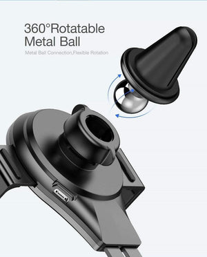Planet Gates FLOVEME 10W Qi Car Wireless Charger For iPhone X 8 Samsung S8 S9 Fast Wireless Charging Gravity Car Mount Phone Holder Charger