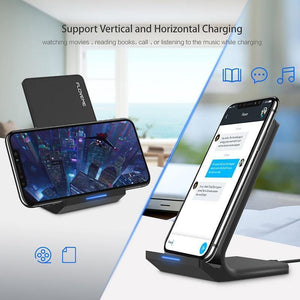 Planet Gates FLOVEME 10W Qi Wireless Charger For iPhone X XS Max XR 8 Plus USB Wireless Charging For Samsung S8 S10 S9 Note9 Charge For Phone
