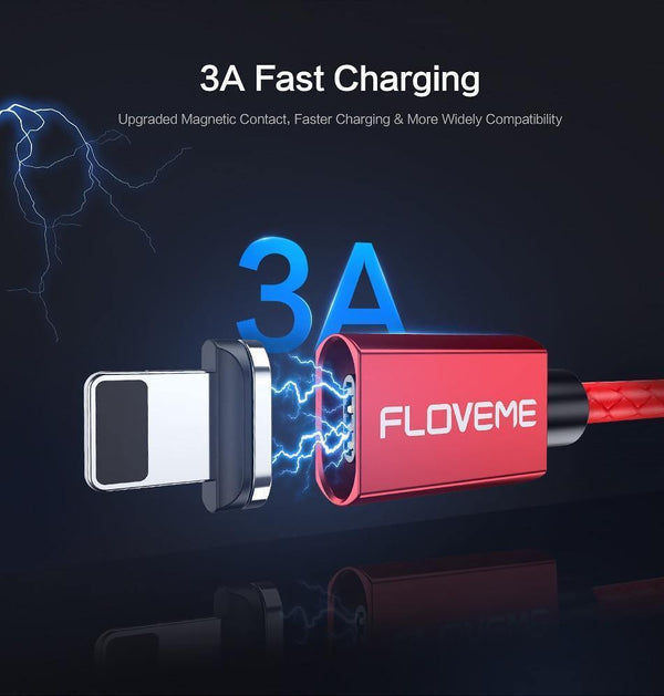 Planet Gates FLOVEME 3A Magnetic Cable Micro USB Type C Cable For iPhone 1M Fast Charging USB C Phone Magnet Charger For Samsung Xiaomi Cabo