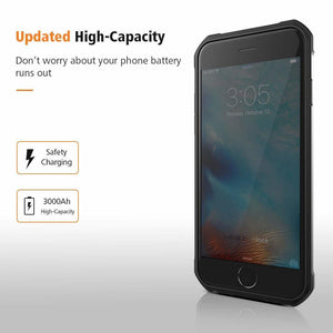 Planet Gates FLOVEME 4200mAh Battery Charger Cases For iPhone 8 7 6s Plus External 3000mAh Armor Battery Phone Case For iPhone 7 6 Power Bank