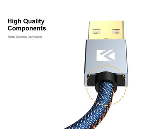 Planet Gates FLOVEME 5Pcs/Lot Original Micro USB Cable 2.1A Fast Charger Data Sync 30cm 1m 2m Phone Cables For Samsung Xiaomi LG Android Cabo