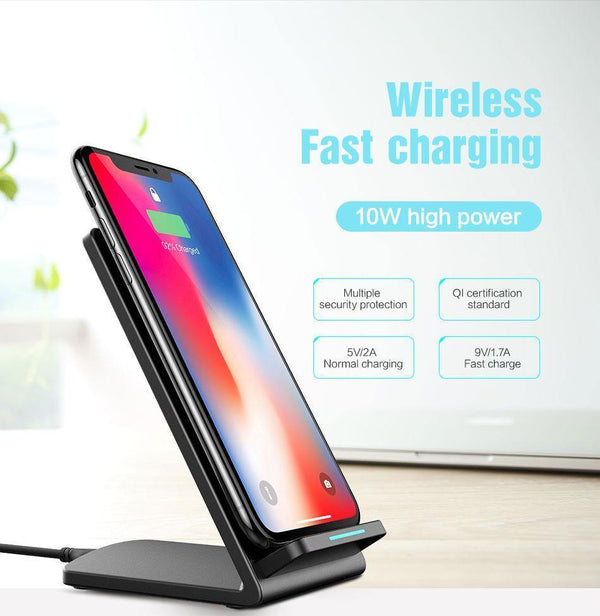 Planet Gates FLOVEME 5V/9V Qi Wireless Charger For Samsung Galaxy S8 S7 S9 Note 8 For iPhone X 8 8 Plus Google Nexus 4/5 Fast Charging Dock