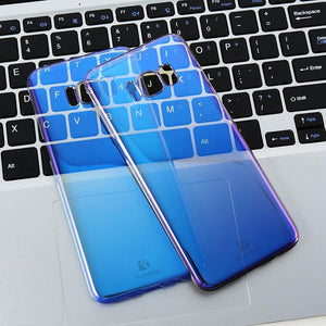 Planet Gates FLOVEME Aurora Blue Ray Phone Case For Samsung Galaxy S9 S9 Plus Ultra Thin PC Cover For Samsung S8 S6 S7 Edge Note 8 Cases Capa