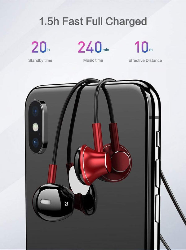 Planet Gates FLOVEME B11 Bluetooth Earphone Wireless Headphones For Xiaomi iPhone Neckband Headset Stereo Earbuds fone de ouvido Build-in Mic