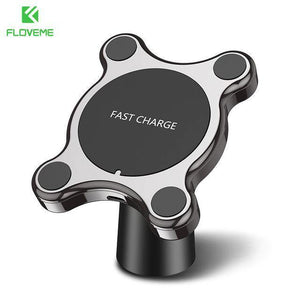 Planet Gates FLOVEME Car Qi Wireless Charger For iPhone X XS MAX Fast Charger Magnetic Car Phone Holder For Samsung Galaxy S9 S8 Plus Note 9