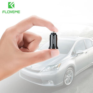 Planet Gates FLOVEME Dual USB Car Charger For Xiaomi mi 8 Lenovo z5 Universal 2.4A 5V Car-Charger For iPhone 7 7 Plus Phone Charger Adapter