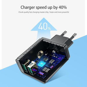 Planet Gates FLOVEME Dual USB Charger for iPhone X 7 8 iPad 5V 2.4A Fast Charging Wall Phone Charger for Xiaomi Huawei Mate 20 Pro EU Adapter