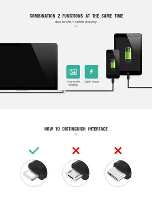 Planet Gates FLOVEME For iPhone 7 Lightning Cable USB Charging for iPhone Cables Mobile Phone Charger Cable For iPhone 5s 6 7 8 X iPad Air 2
