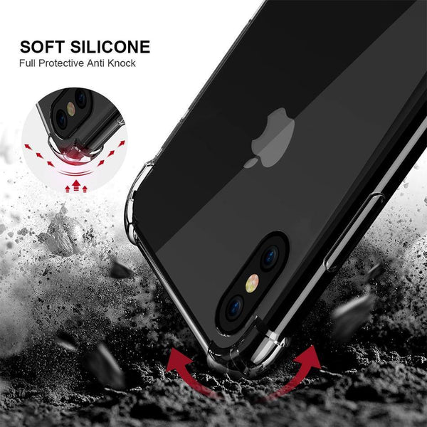 Planet Gates FLOVEME For iPhone X XS Max Case For iPhone 7 8 Plus Shockproof Soft Silicone Phone Case For iPhone XS XR 8 7 Cover Coque Funda