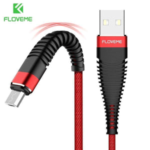 Planet Gates FLOVEME Hi-Tensile Micro USB Cable 1M Braided Data Sync 2A Charger Phone Cable For Samsung Galaxy S7 Edge S6 Xiaomi Note 4X Cabo