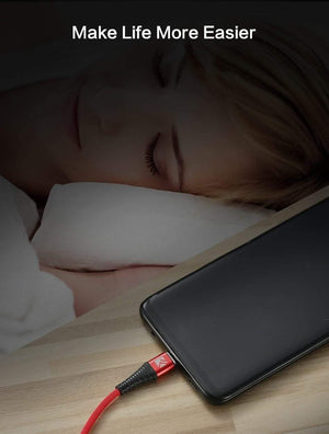 Planet Gates FLOVEME LED USB Type C Cable For One Plus 6 5t Xiaomi Mi6 Mobile Phone Type-C Charger Cable For Samsung Galaxy Note 9 8 S9 USB C