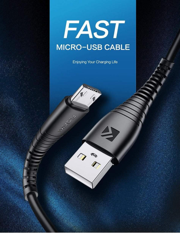 Planet Gates FLOVEME Micro Usb Cable 5v 2.4a Charging Data Fast Charger Cable For Samsung Xiaomi Phone Charger Cabel Microusb Cord Flat Wire