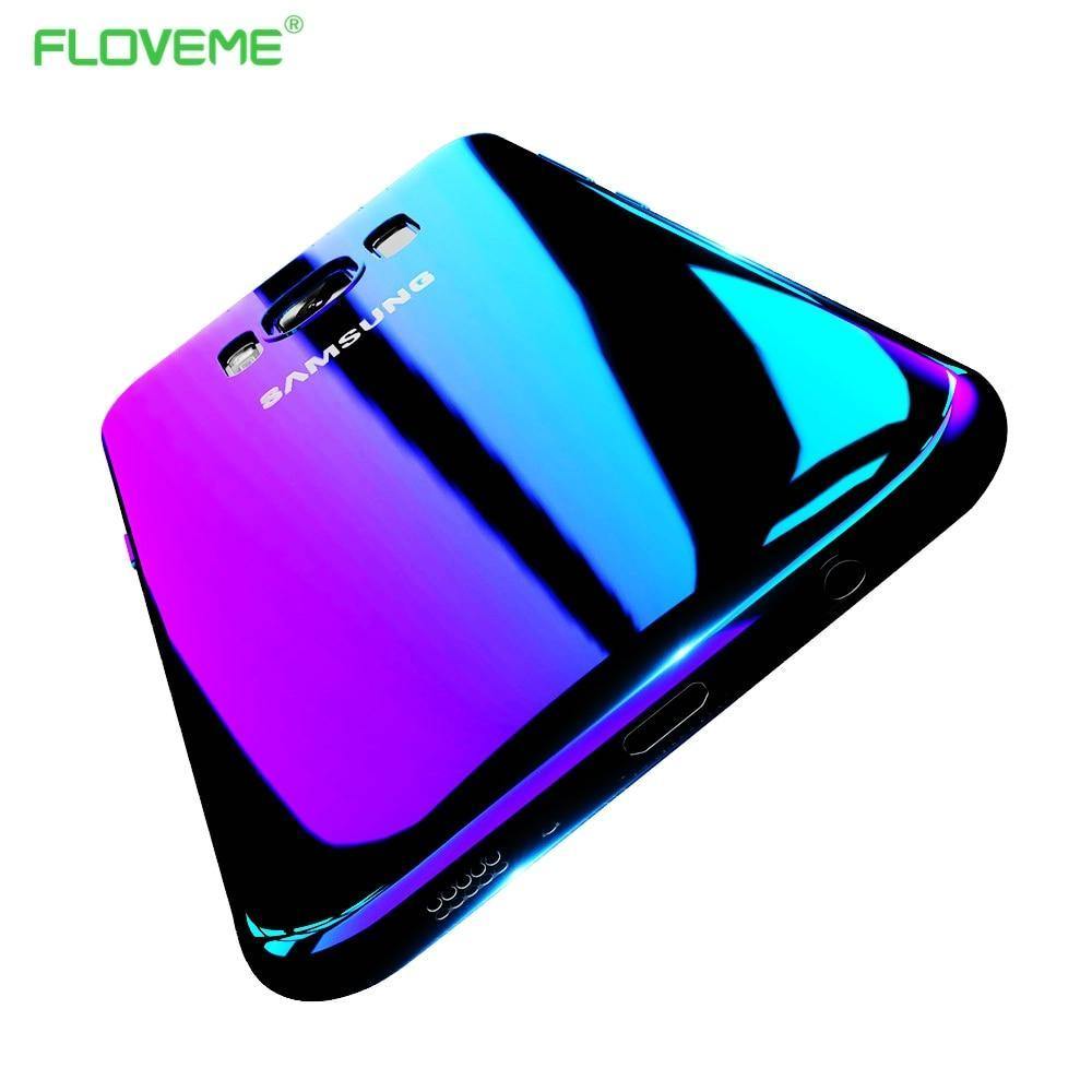 Planet Gates Purple / For Galaxy S7 / Case FLOVEME Phone Case For iPhone 7 6s 6 Plus 5s 8 X Xs Max Cases For Samsung Galaxy S6 S7 S8 Edge A5 2017 A3 A7 2016 Cover Blue-Ray