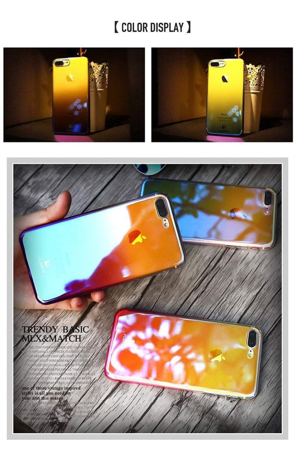 Planet Gates FLOVEME Phone Case For iPhone 7 6s 6 Plus 5s 8 X Xs Max Cases For Samsung Galaxy S6 S7 S8 Edge A5 2017 A3 A7 2016 Cover Blue-Ray