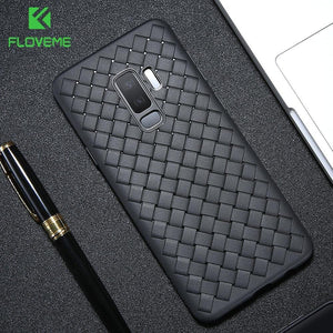 Planet Gates FLOVEME Phone Case for Samsung S9 S10 S9 Plus Luxury Woven Soft Silicone Cover Cases for Samsung Galaxy S10 S10 Lite Note 9 Capa