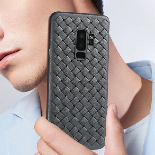 Planet Gates FLOVEME Phone Case for Samsung S9 S10 S9 Plus Luxury Woven Soft Silicone Cover Cases for Samsung Galaxy S10 S10 Lite Note 9 Capa