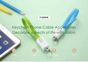 Planet Gates FLOVEME Portable Key Design Mini Micro USB Cable for Samsung Galaxy S7 Xiaomi Redmi 4x Phone Charger Cables Micro USB Data Cable
