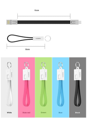 Planet Gates FLOVEME Portable Key Design Mini Micro USB Cable for Samsung Galaxy S7 Xiaomi Redmi 4x Phone Charger Cables Micro USB Data Cable