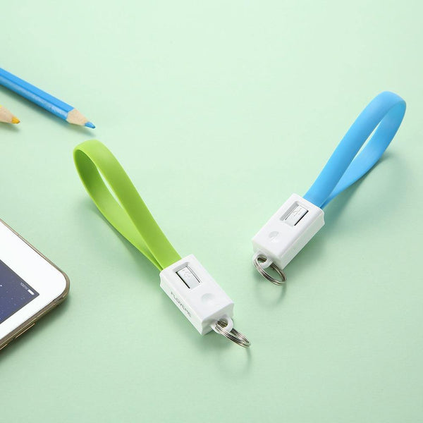 Planet Gates FLOVEME Portable Key Design Mini Micro USB Cable for Samsung Galaxy S7 Xiaomi Redmi 4x Phone Charger Cables Micro USB Data Cable
