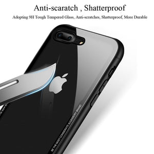 Planet Gates FLOVEME Tempered Glass Phone Case For iPhone X Xs Max Transparent Protective Glass Cases For iPhone Xs XR X Cover Coque Capinhas