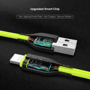 Planet Gates FLOVEME USB Cable for iPhone 7 8 X 2.2A Charging Sync 0.3m 1m Mobile Phone Cables For Apple iPhone 10 6 7 8 Plus 5s Charger Cabo