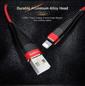 Planet Gates FLOVEME USB Cable for iPhone Xr Xs X 7 8 Plus 6 6s 5s se 1M/2M Hi-Tensile 2A Fast Charging Mobile Phone Cables Charger Data Cord