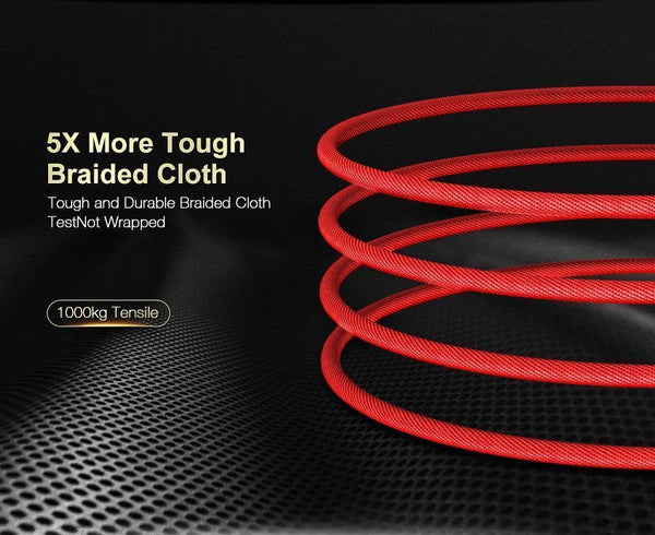 Planet Gates FLOVEME USB Cable for iPhone Xr Xs X 7 8 Plus 6 6s 5s se 1M/2M Hi-Tensile 2A Fast Charging Mobile Phone Cables Charger Data Cord