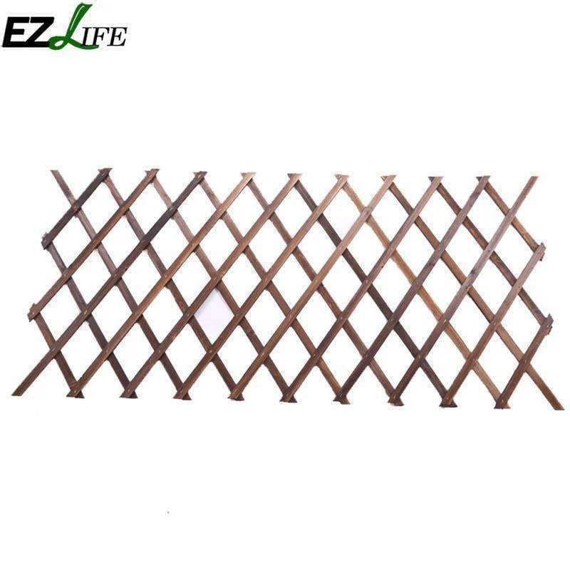 Planet Gates Flower Stand Anti - corrosion Wood Fence Telescopic Fence Net Wooden Fence Gardening Sliding Outdoor Garden Patio Decoration