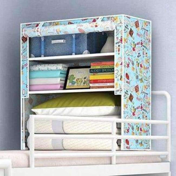 Planet Gates Flower World 7 Style College Student Dormitory Artifact Up/Down Bed Simple Cloth Wardrobe Bedside Storage Cabinets Shelf Home Furniture