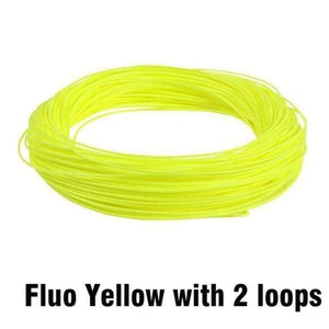 Planet Gates Fluo Yellow 2 Loops / WF2F 100FT Weight Forward Floating Fly Fishing Line 2wt/3wt/4wt/5wt/6wt/7wt/8wt Fly Line