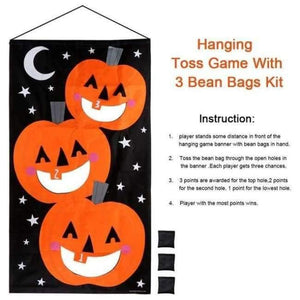 Halloween Funny Games Festival Party Supplies Hanging Pumpkin Ghost Toss Game Educational Games Gift for Kids - Planet Gates
