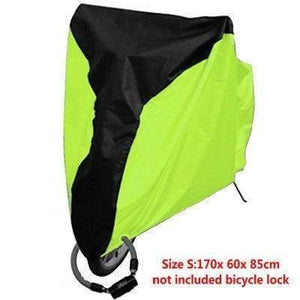 Planet Gates Fluorescent green S BIKE Rainproof Dust Cover Outdoor Bicicleta Waterproof Protector Bicycle Utility Tool Cycling Mountain Bike Bicycle Accessories