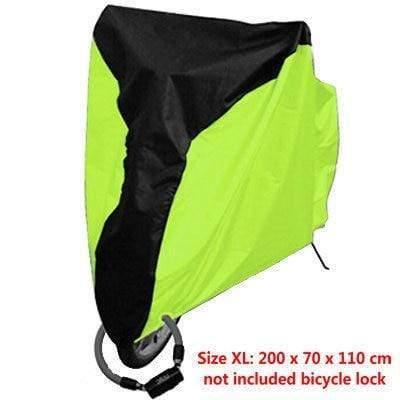 Planet Gates Fluorescent green XL BIKE Rainproof Dust Cover Outdoor Bicicleta Waterproof Protector Bicycle Utility Tool Cycling Mountain Bike Bicycle Accessories