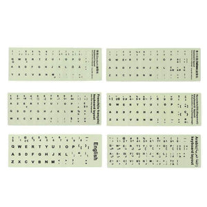 Planet Gates Fluorescent Keyboard Stickers Luminous Waterproof Keyboard Protective Film Laptop Accessories