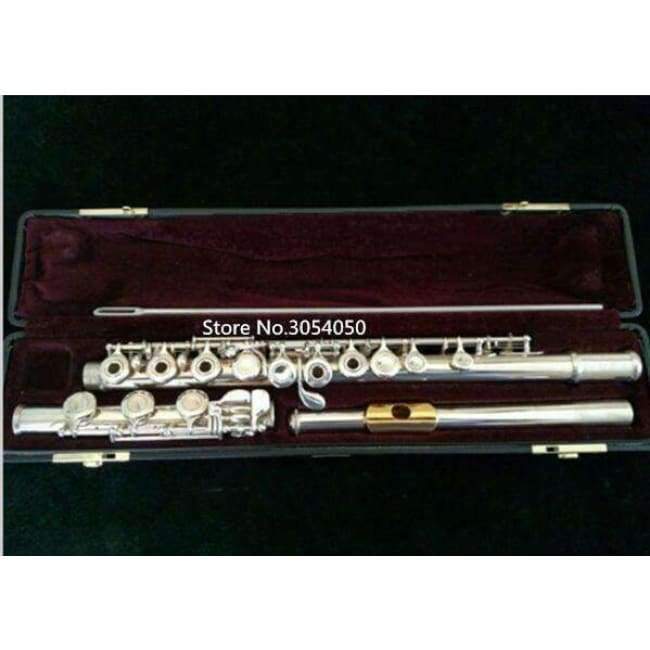 Planet Gates Flute YFL-471 music instrument 17 hole E key open  music C primary flute Gold plated With Mouthpiece  performance