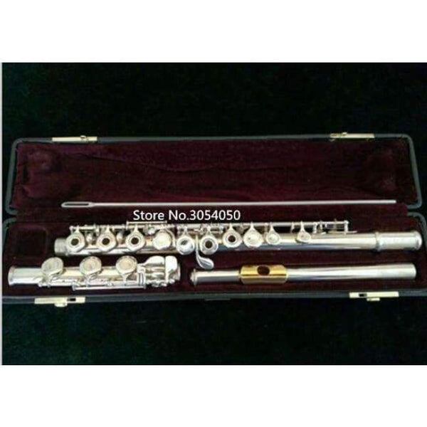 Planet Gates Flute YFL-471 music instrument 17 hole E key open  music C primary flute Gold plated With Mouthpiece  performance
