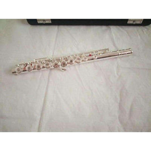 Planet Gates Flute YFL-471 music instrument 17 hole E key open  music C primary flute Gold plated With Mouthpiece  performance