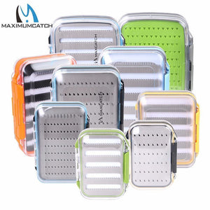 Planet Gates Fly Box Waterproof Slit Foam High Density 4 size Fly Fishing Tackle Box