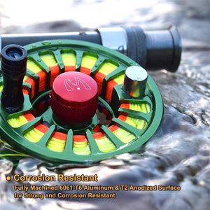 Planet Gates Fly Fishing Reel 3/4/5/6/7/8WT CNC Machined Aluminium Micro Adjusting Drag Fly Reel