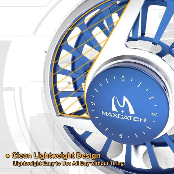 Planet Gates Fly Fishing Reel 3/4/5/6/7/8WT CNC Machined Aluminium Micro Adjusting Drag Fly Reel