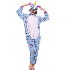 Planet Gates flying unicorn02 / S Halloween Wholesale Animal Stitch Star Unicorn onesie Adult Unisex Cosplay Costume Women Pajamas Sleepwear Adult Winter