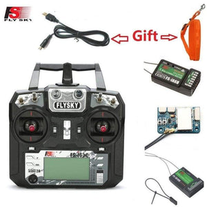 Planet Gates Flysky I6X FS-i6X 10CH 2.4G AFHDS 2A RC Transmitter Control With FS-iA6B FS-iA10B FS-X6B FS-A8S IA6 A8S Receiver For Rc Airplane