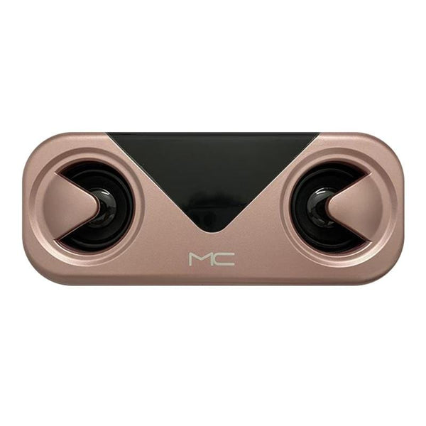 Planet Gates FM Radio+ Bluetooth Speakers 2*5W Drivers Loud Stereo Sound 3000mAh Battery Wireless Portable Speaker With LED Atmosphere Light