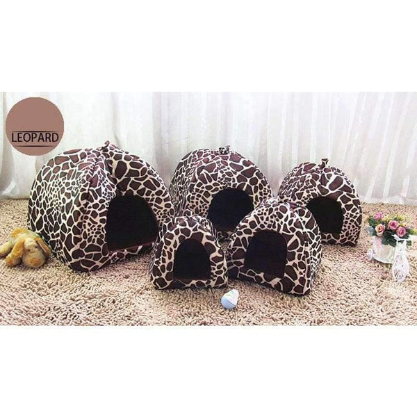 Planet Gates Foldable Cat Dog Kennel Warm Cushion Strawberry Shape Sponge Pet House Dog Nest D0014