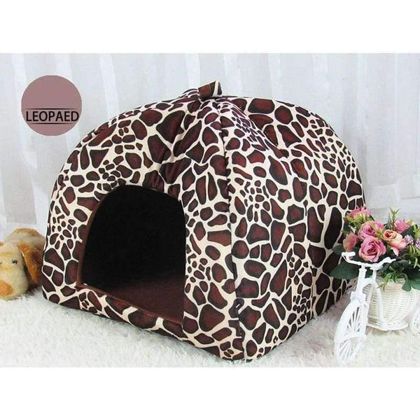 Planet Gates Foldable Cat Dog Kennel Warm Cushion Strawberry Shape Sponge Pet House Dog Nest D0014