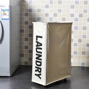 Planet Gates Foldable Dirty Laundry Basket with Caster Wheels Portable Dirty Clothes Organizer Storage Basket High Capacity Laundry Bags Case