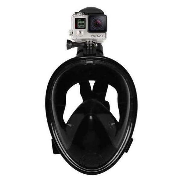 Planet Gates Foldable Diving Mask / S/M Full Face Diving Mask Underwater Swimming Anti Fog Scuba Snorkeling Mask with Anti-skid Ring Earplug for Gopro Camera