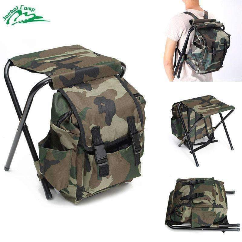Planet Gates Foldable Fishing Chair Backpack Portable Equipment Bag Folding Chair Picnic Outdoor Camping Chair Seat Hiking